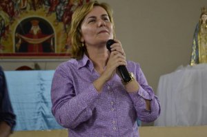 Kátia, nova presidente do Conselho Nacional da RCC do Brasil.