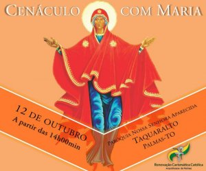 Em Palmas, programação será na Paróquia Nossa Senhora Aparecida, em Taquaralto.